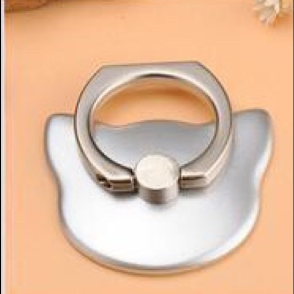 Silver New O-ring, phone holder, stand - Picture 2 of 5
